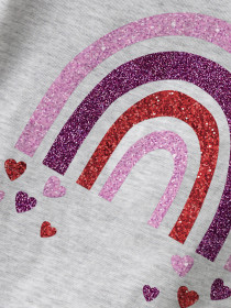 NAME IT T-Shirt Belina Light Grey Melange